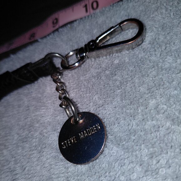 Sephora Collection Clear Striped Pouch & Steve Madden Leather Tassel Bundle - Picture 4 of 5